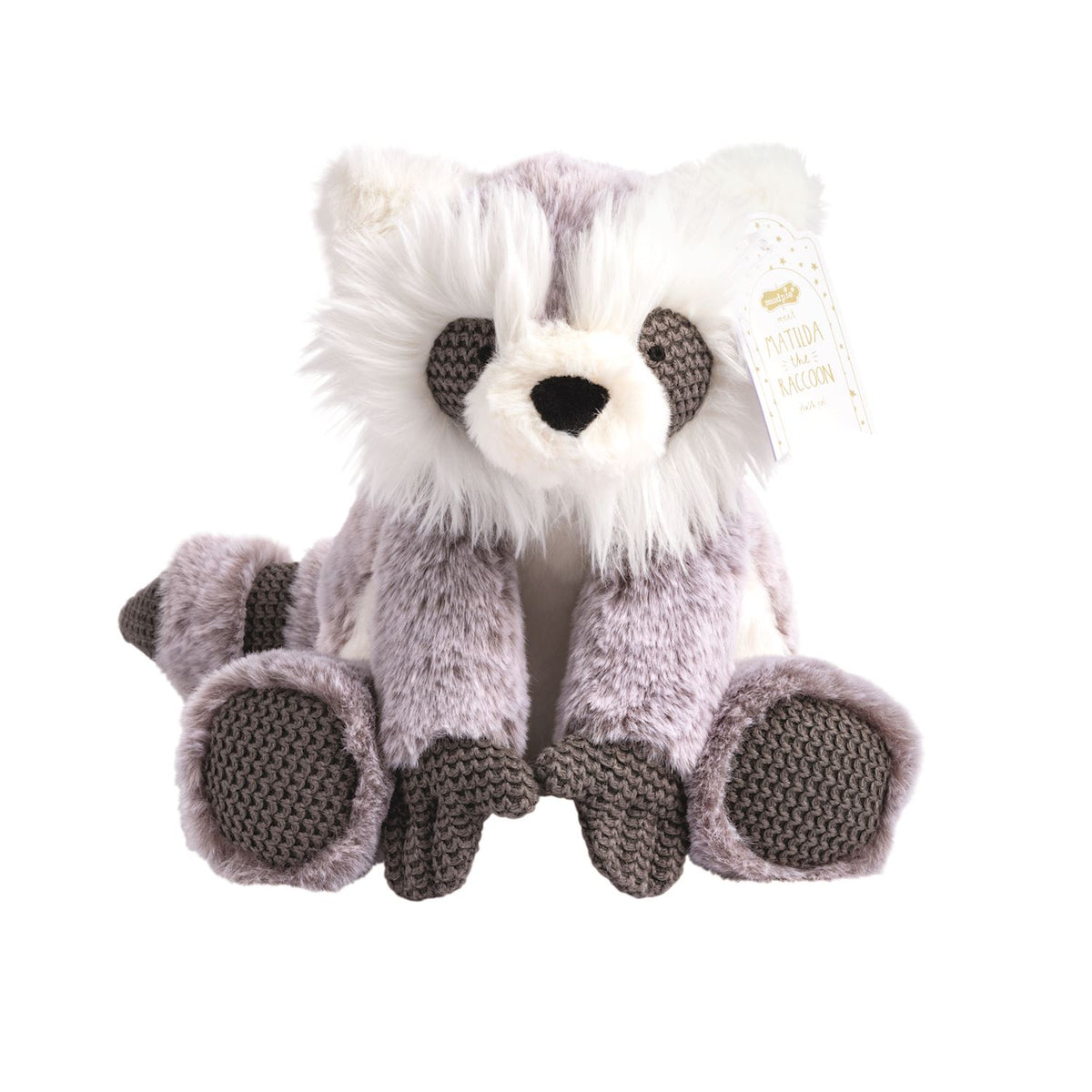 woodland plush racoon