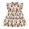 floral ruffle dress
