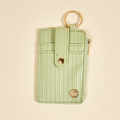 ripple ridge keychain wallet | sage
