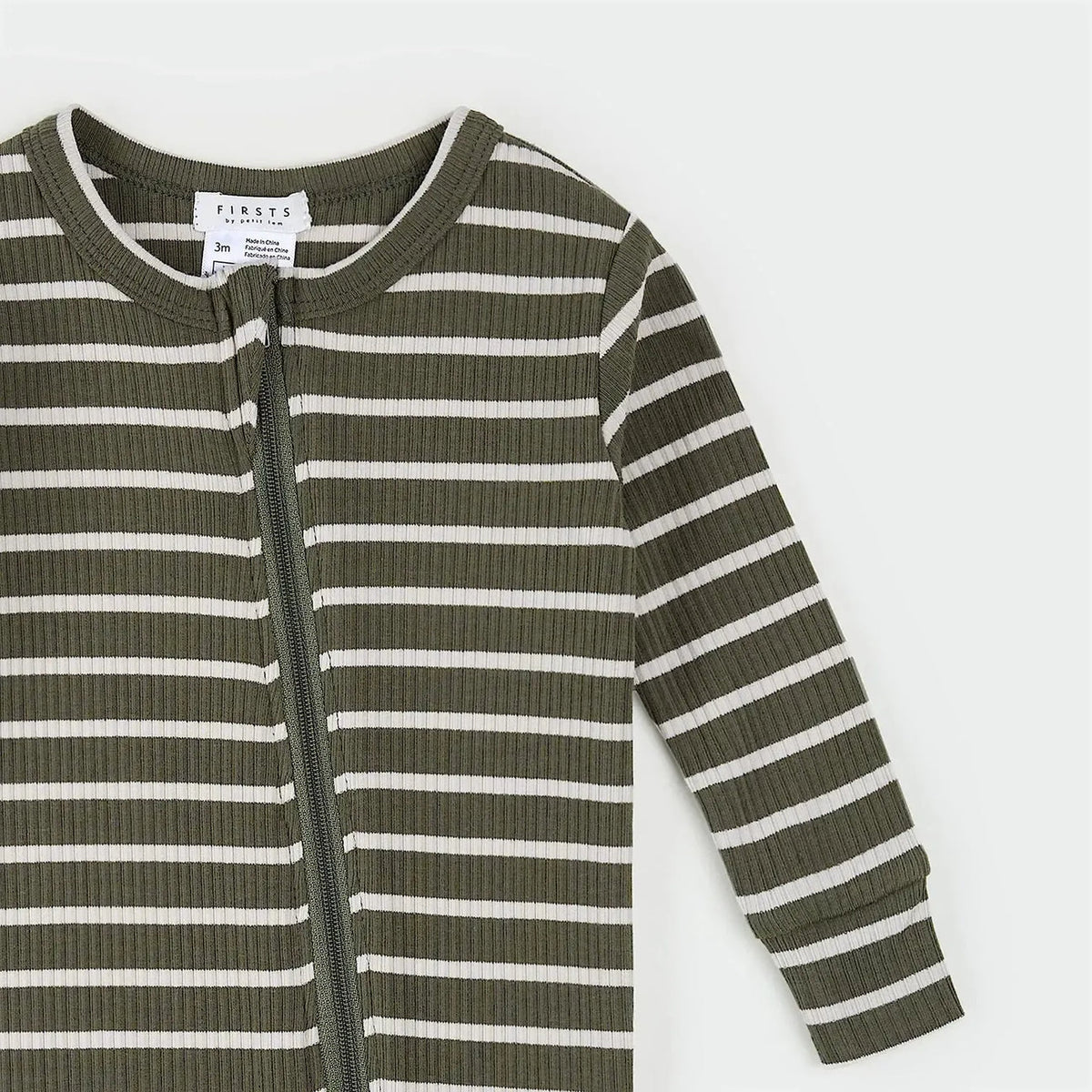 stripe zip sleeper