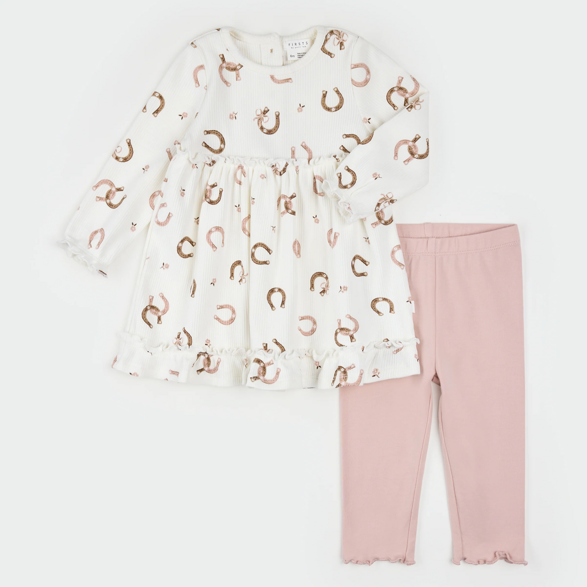 horseshoe dress + legging set