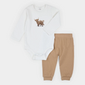 highland cow bodysuit + pant set