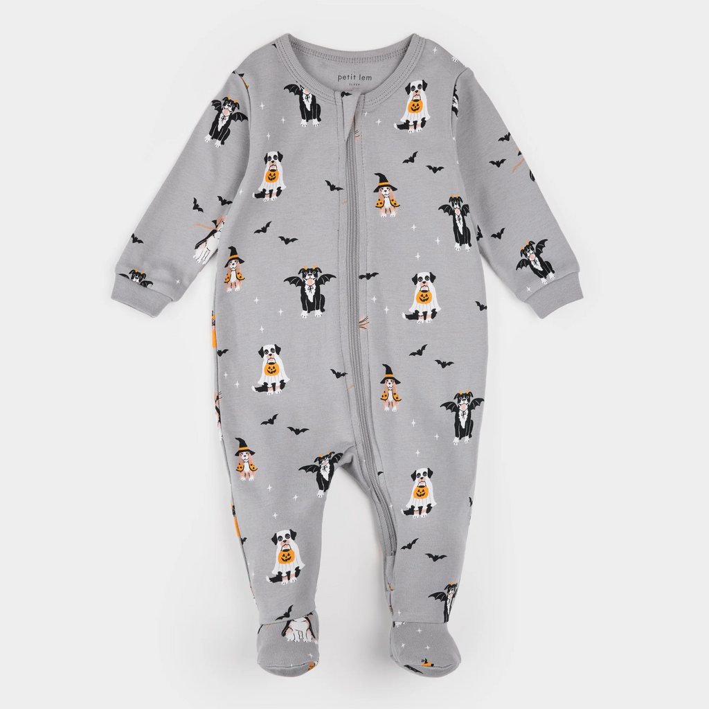 halloween pets footed sleeper