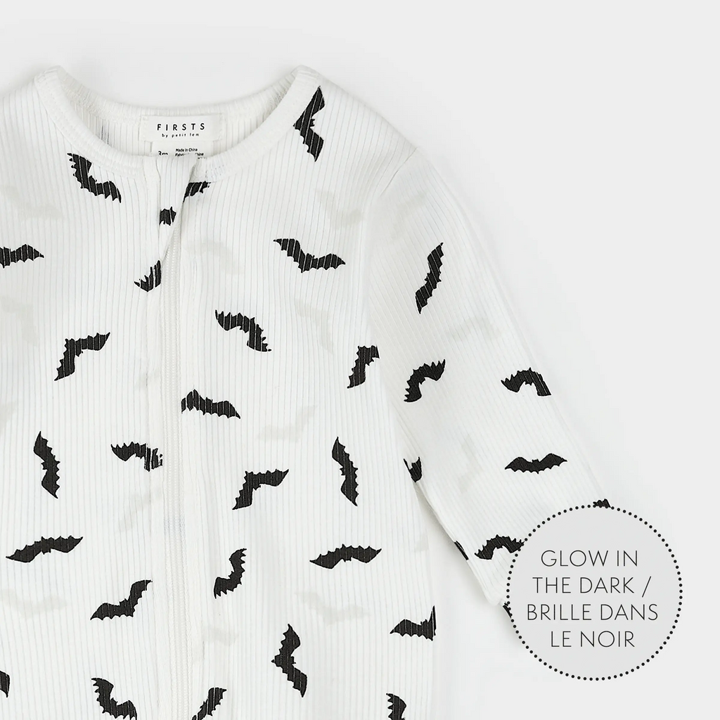halloween bats footed sleeper