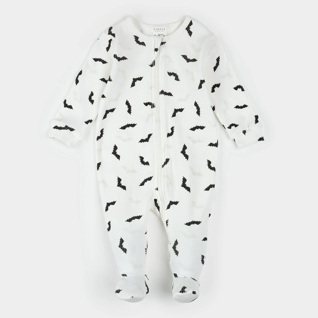 halloween bats footed sleeper