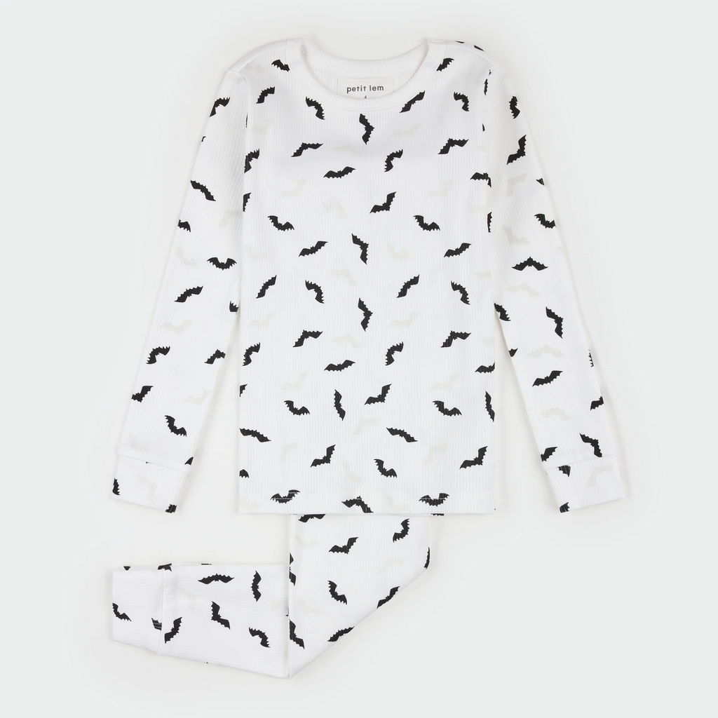 halloween bats pajama set