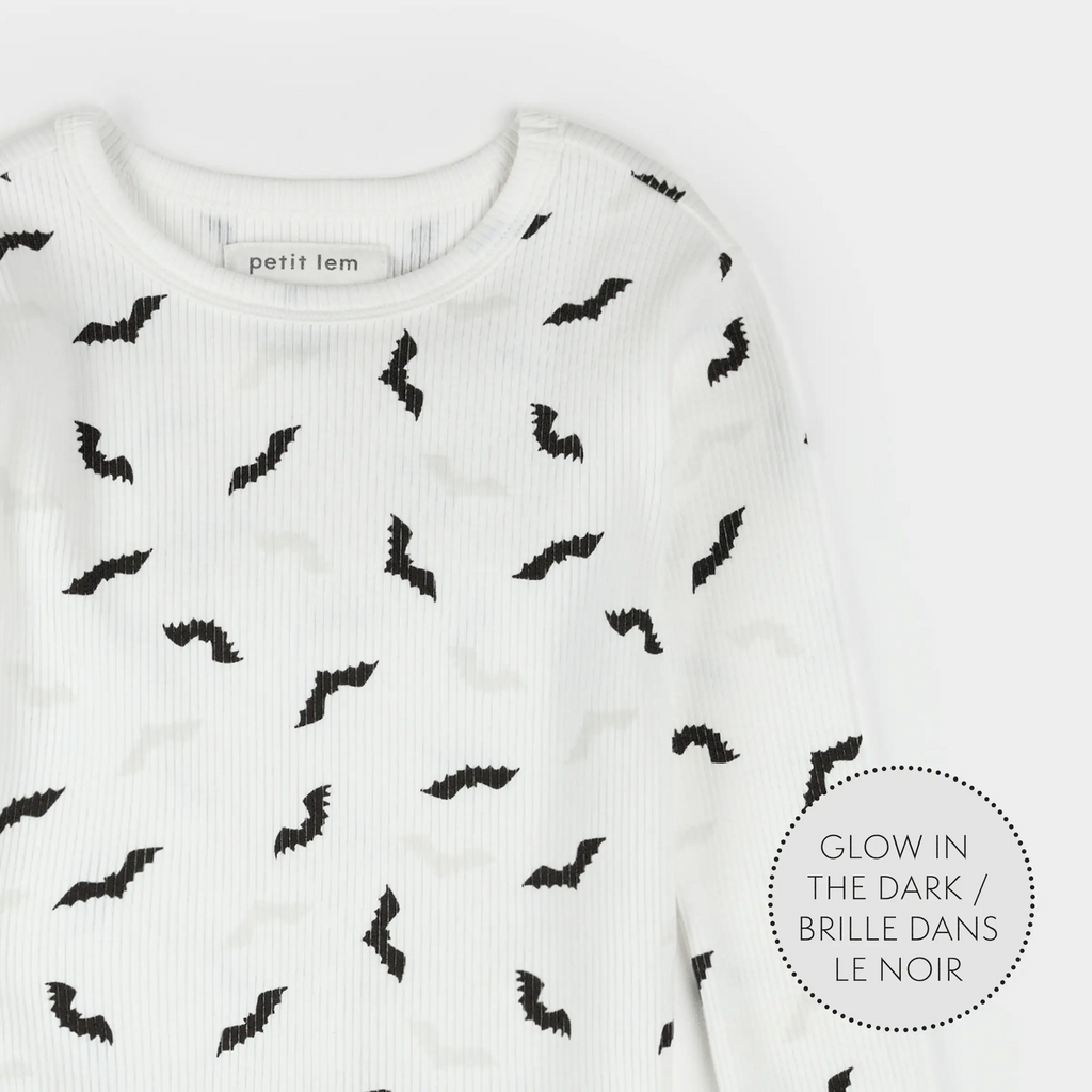 halloween bats pajama set
