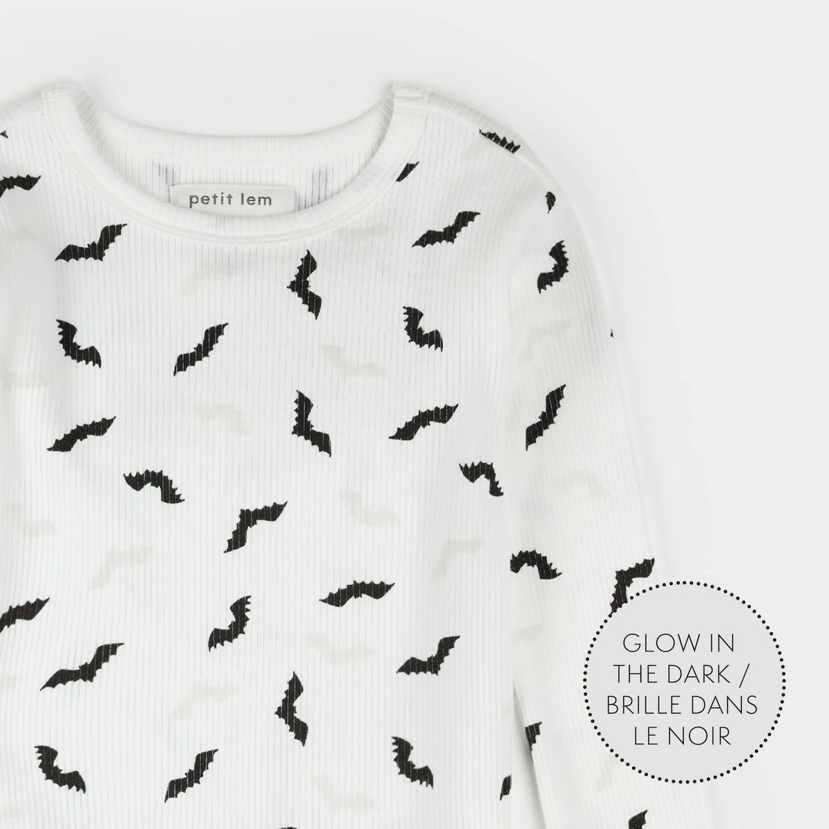 halloween bats pajama set
