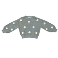 crochet flower sweater