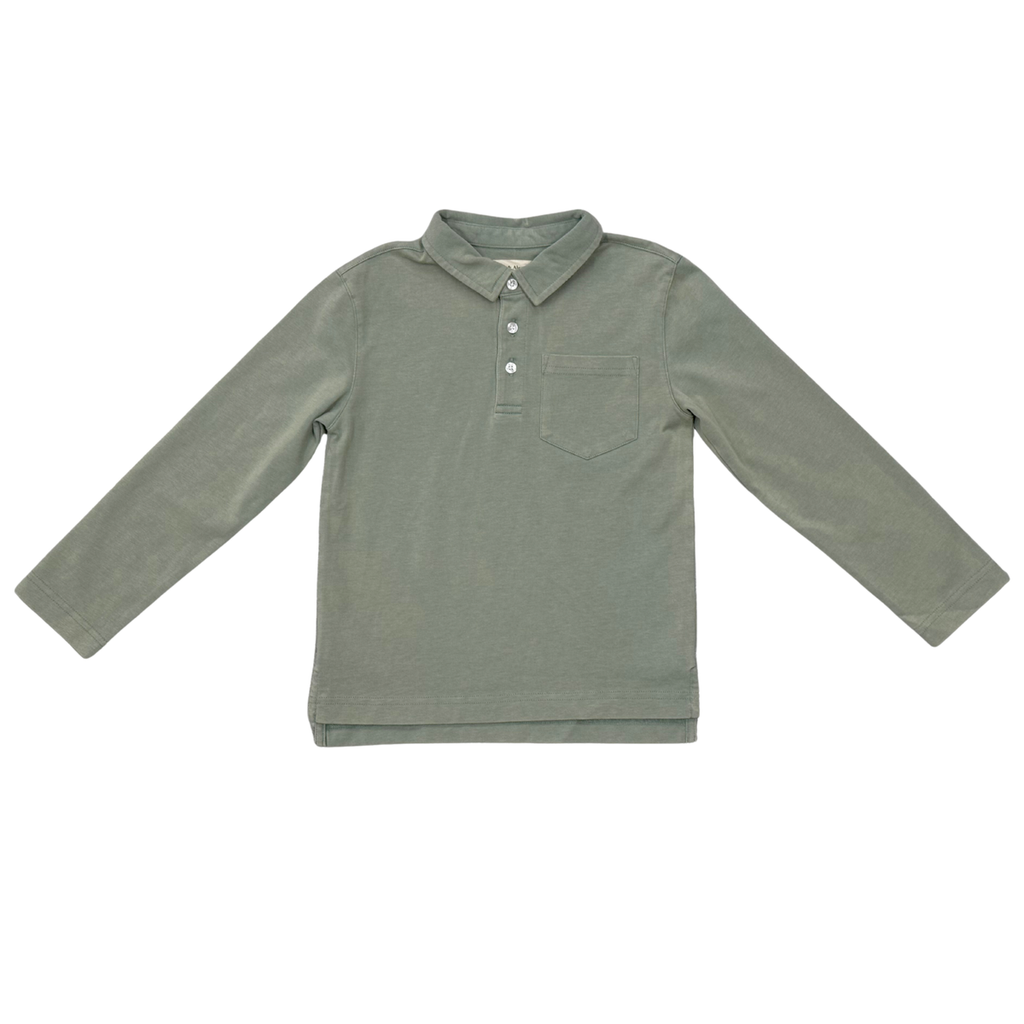 garment washed collar shirt