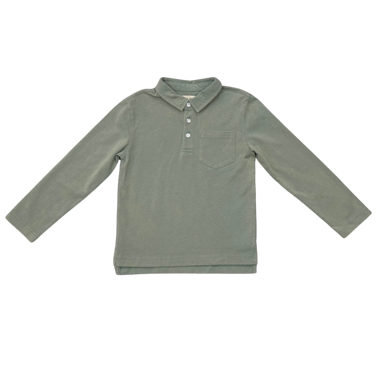 garment washed collar shirt