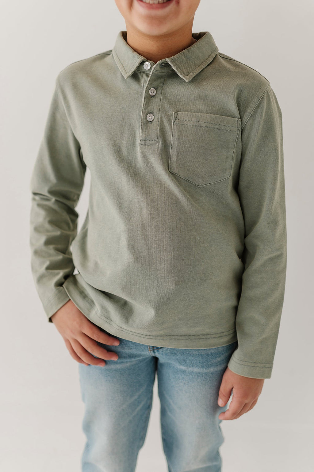 garment washed collar shirt