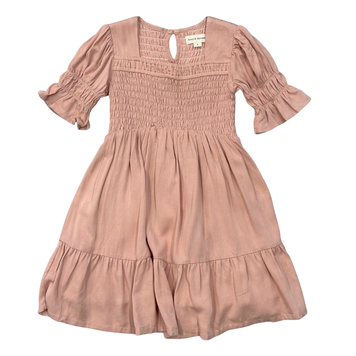smocked babydoll dress
