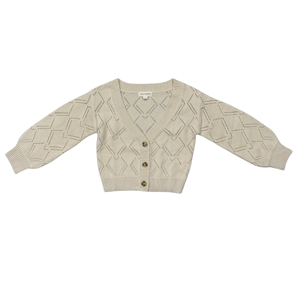 textured cardigan sweater