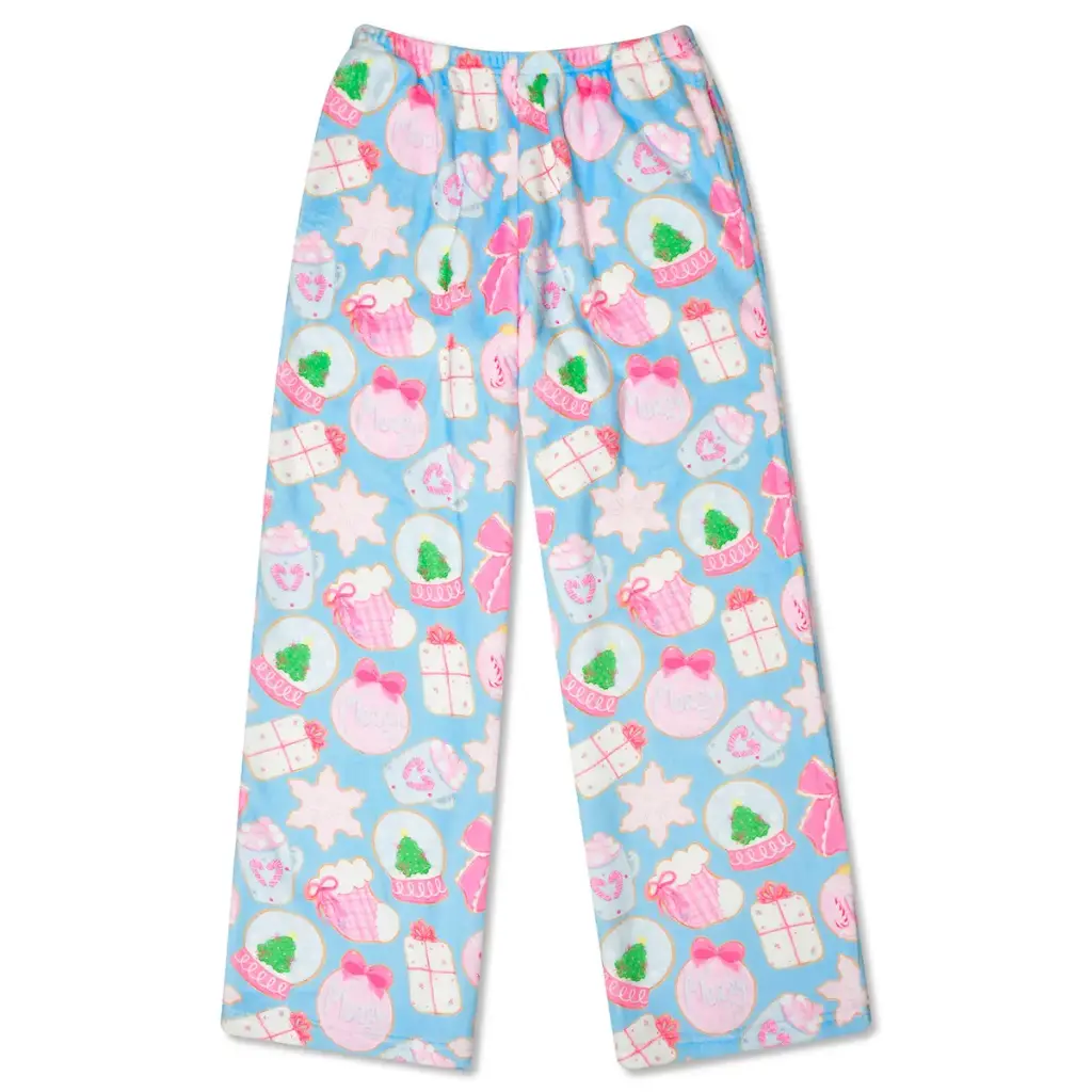 snowglobe surprise plush pants