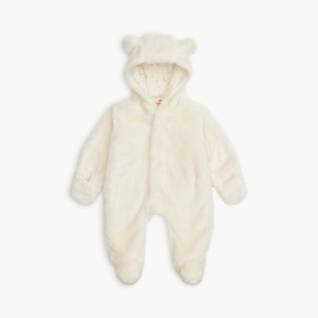 cloud minky bear footie