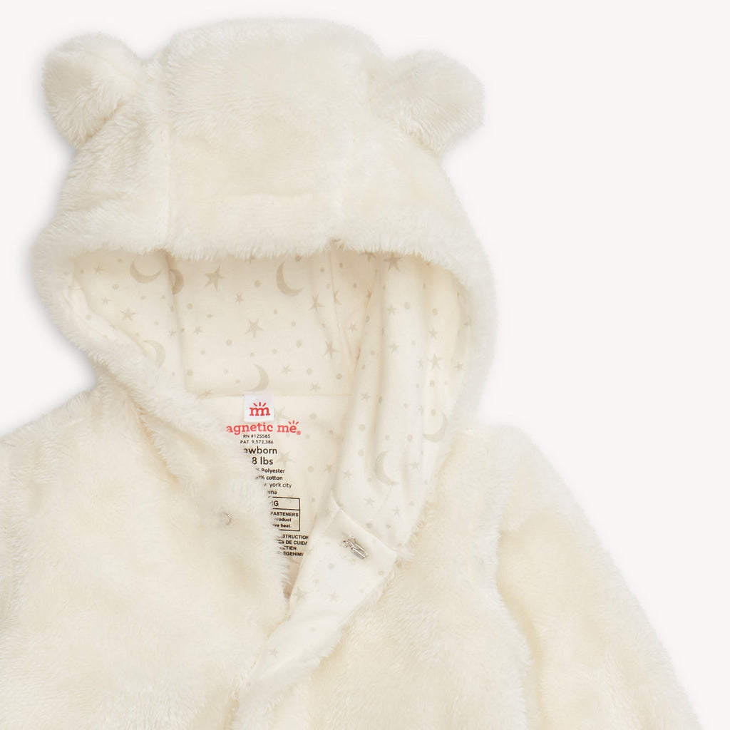 cloud minky bear footie